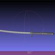 meshlab-2024-01-21-07-05-27-16.jpg Bleach Kuchiki Rukia Sword Printable Assembly