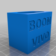 Vivo_Boom_Endcap-LH.png Mic/Cam Boom Holder End-cap for Vivo Dual VESA Monitor Mount (wall)