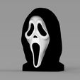untitled.363.jpg Ghostface from Scream bust ready for full color 3D printing