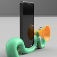 04.png Tentacle Phone holder/Speaker