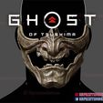 ghost_of_tsushima_mask_skeletal_01.jpg Ghost of Tsushima Skeletal Vengeance Mask - Japanese Oni Samurai Helmet