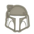 Boba-Fett-v1.jpg 3D Model of  Star Wars Boba Fett Mandalorian Helmet Cookie Cutter