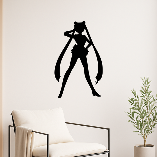 Sailor Moon - A Sword Sailor Mars Cutting Through