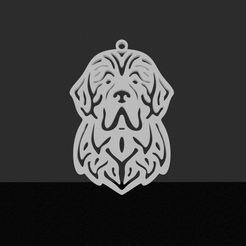 Newfoundland.png STL file Newfoundland pendant・3D printer model to download