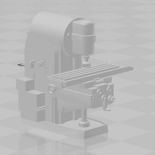 🛤️ Milling Machine・ STL File for ・Cults