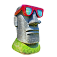 model-1.png Moai statue wearing sunglasses and a party hat NO.3