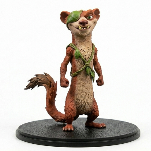 Buck Wild Ice Age Adventure Figure STL 3D Printable Model