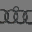 Llavero_Audi_Render_02.png Audi Logo Keychain