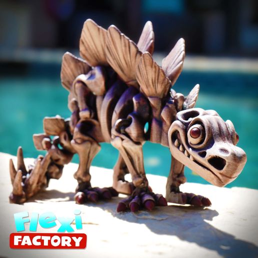 Dan-Sopala-Flexi-Factory-Skeleton-Stegosaurus_04.jpg Flexi Factory Skeleton Stegosaurus with 3mf files included!