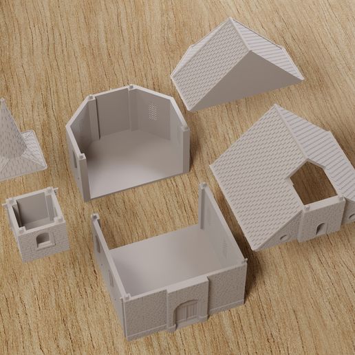 RD-Foy-Chapelle-Sainte-Barbe-3D-Print-Miniature-Wargaming-Terrain-Ardennen-Battle-of-the-Bulge-Eleme.jpg Ardennes Village Set (Bundle) - Battle of the Bulge - WW2 Miniature Wargaming Terrain