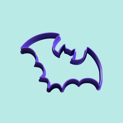 cortador-murcielago-galletas-molde-3d-archivo-stl.png bat cutter cookie file 3d