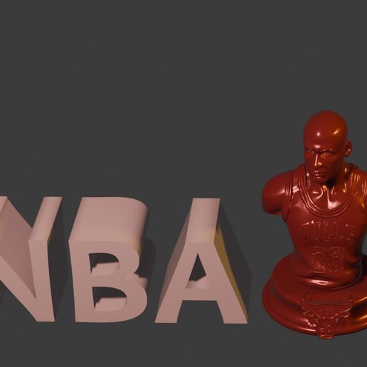 STL 文件 Michael Jordan NBA Trophy - 3D Printable Model 🇯🇴 ・可下载 3D 打印模板・Cults