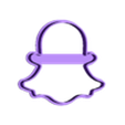 snapchat.stl Cookie Cutter Social Networks / Cutters / Facebook Tiktok