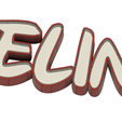Selina-3d.png STL-Datei Heller Name SELINA・3D-druckbares Design zum Herunterladen