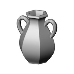 Hexa-VASE-00.jpg Archivo STL Modelo de impresión 3D de urna y jarrón griego facetado・Diseño de impresora 3D para descargar