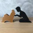 IMG-20240325-WA0160.jpg Boy and his Shih Tzu for 3D printer or laser cut