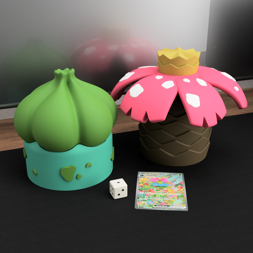 Bulbasaur Venusaur Deckbox Pack 3mf Pok mon TCG OBJ File For 