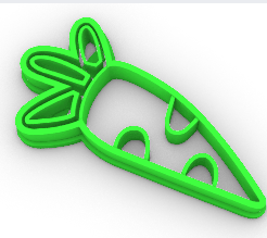 ZANAHPORIA.png EASTER CARROT COOKIE CUTTER