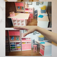MINIATURE-CRAFTER-ROOM-FURNITURE.png Open Storage Cabinet  | MINIATURE CRAFTER SEWING ROOM FURNITURE