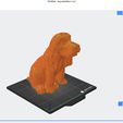 DECOUPAGE-SOUS-ANYCUBIC-SLICER-2.jpg SITTING DOG COCKER LAMP WITHOUT STAND 20 CM HIGH EVEN FOR ENDER 3