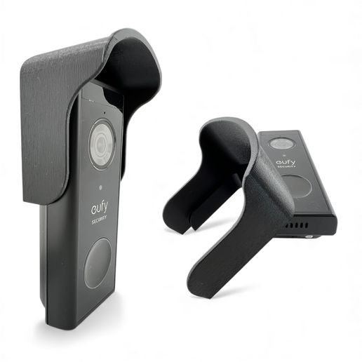 CUBLE™ – STL FILE – WEATHER WAVY COVER FOR EUFY S220 & T8210 DOORBELL WIRELESS AGE OF 2K | RAIN, SNOW, SUN SHADE | DIGITAL DOWNLOAD