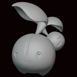 Cherubi.png Файл STL 420- Фигурка покемона Черуби・3D-печатная модель для загрузки