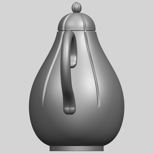 🫖 Tea Pot 02・Free 3D File for ・Cults