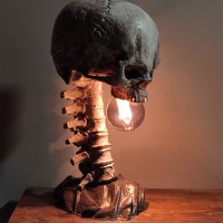 IMG_20230126_153144.jpg Skull Lamp Halloween