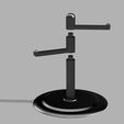render-piezas.jpg Datei 3D Ständer für Schlüsselanhänger・Modell für 3D-Druck zum herunterladen