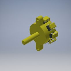 View2.jpg Free STL file Rotary Switch 7 x 45°・3D printable model to download