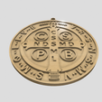 Shapr-Image-2024-01-05-183051.png The Saint Benedict Medal, double sided, protection amulet, power of exorcism, miraculous religious jewelry
