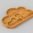 untitled.189.jpg Cloud Serving Tray, Cnc Cut 3D Model File For CNC Router Engraver, Plate Carving Machine, Relief, serving tray Artcam, Aspire, VCarve, Cutt3D
