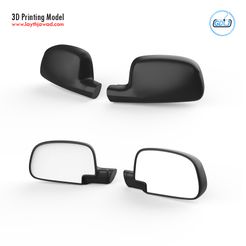 01.jpg STL file GMC Mirror・3D print design to download