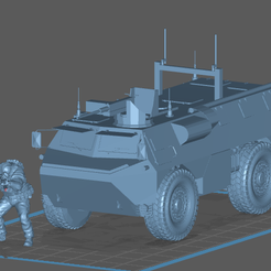 VAB-FRENCH1.png Archivo STL gratuito VAB Camion blindado ligero frances 28mm・Idea de impresión 3D para descargar