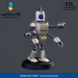 001_Captain_Color.jpg Invader Robots Warband | 3D print models.