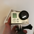 Capture d’écran 2017-03-23 à 09.48.51.png Free STL file Quick Release GoPro Hero Frame・3D printing design to download
