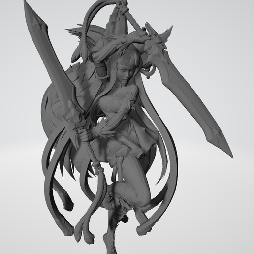 Download STL file Yuel (Granblue Fantasy Versus) • 3D print template ...