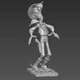 6.png Lucky Luke STL File, Cowboy 3D Print Model, FDM Miniature Figure