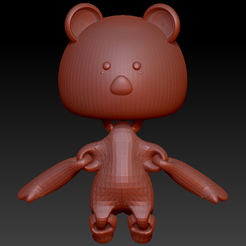 Screenshot-183.png Archivo 3D Pequeño y lindo koala de juguete flexible・Modelo para descargar y imprimir en 3D, akash_3D