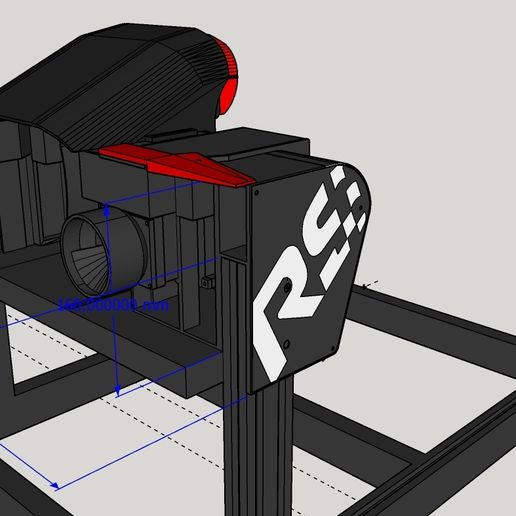 🧞‍♂️ Sim Racing Dashboard , sim rig, 3060 aluminum extrusion・ STL File ...