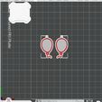 BalloonCults3d1234.jpg Balloon Earrings - Simple