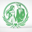 свадьба.35.jpg wedding couple design for cnc laser cut files svg dxf stl pdf eps png jpg emf - digital download for wedding decor and crafts