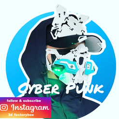 Bild_1.png Archivo STL Gorra Cyber Punk Base #COSPLAYXCULTS・Objeto imprimible en 3D para descargar