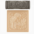 c.png Virgo Zodiac Texture Roller