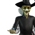 vid_00023.jpg DOWNLOAD HALLOWEEN WITCH 3D Model - Obj - FbX - 3d PRINTING - 3D PROJECT - GAME READY