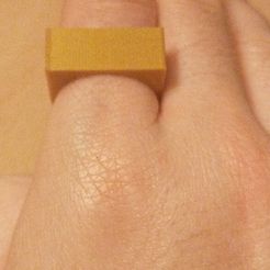 anillo cuadrado 1.jpg Archivo STL gratis Anillo・Modelo para descargar y imprimir en 3D