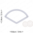 1-3_of_pie~1.75in-cm-inch-top.png Slice (1∕3) of Pie Cookie Cutter 1.75in / 4.4cm