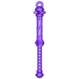 RBL3D_mace_flail_handle_O.obj Pacote Mace para figuras de ação