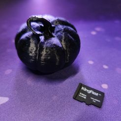 preview50scale-A.jpg STL-Datei Realistischer Kürbis・Vorlage für 3D-Druck zum herunterladen