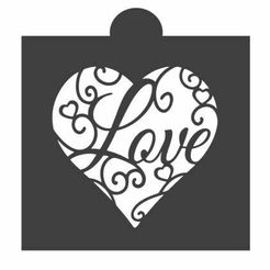 love.jpg Part 1 Collection 12 St. Valentine's Day stencils
